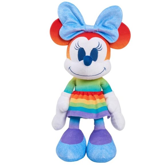 Rainbow Pride Minnie Mouse Large 18.5 - Inch Plush - Picture 1 of 3